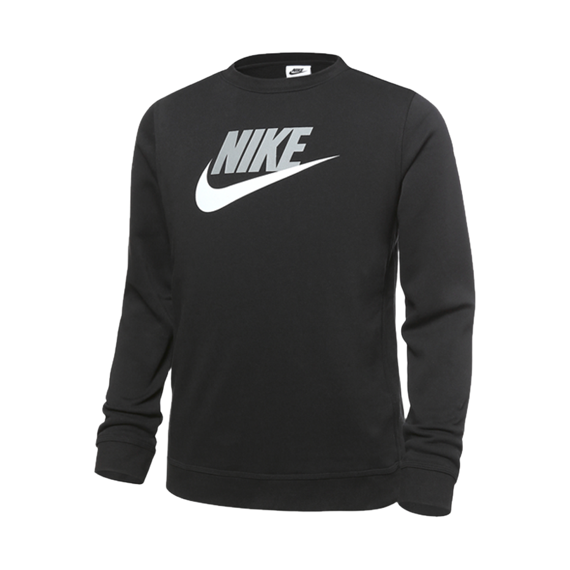 CV9297-011 (Kids) Nike NSW Club Fleece Crew Black