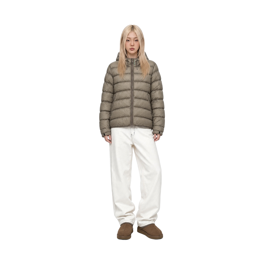살로몬 UNI 크로스 인슐레이션 자켓 퍼시윌로우 그레이(Salomon UNI Cross Insulation Jacket Pussy Willow Grey) - 4