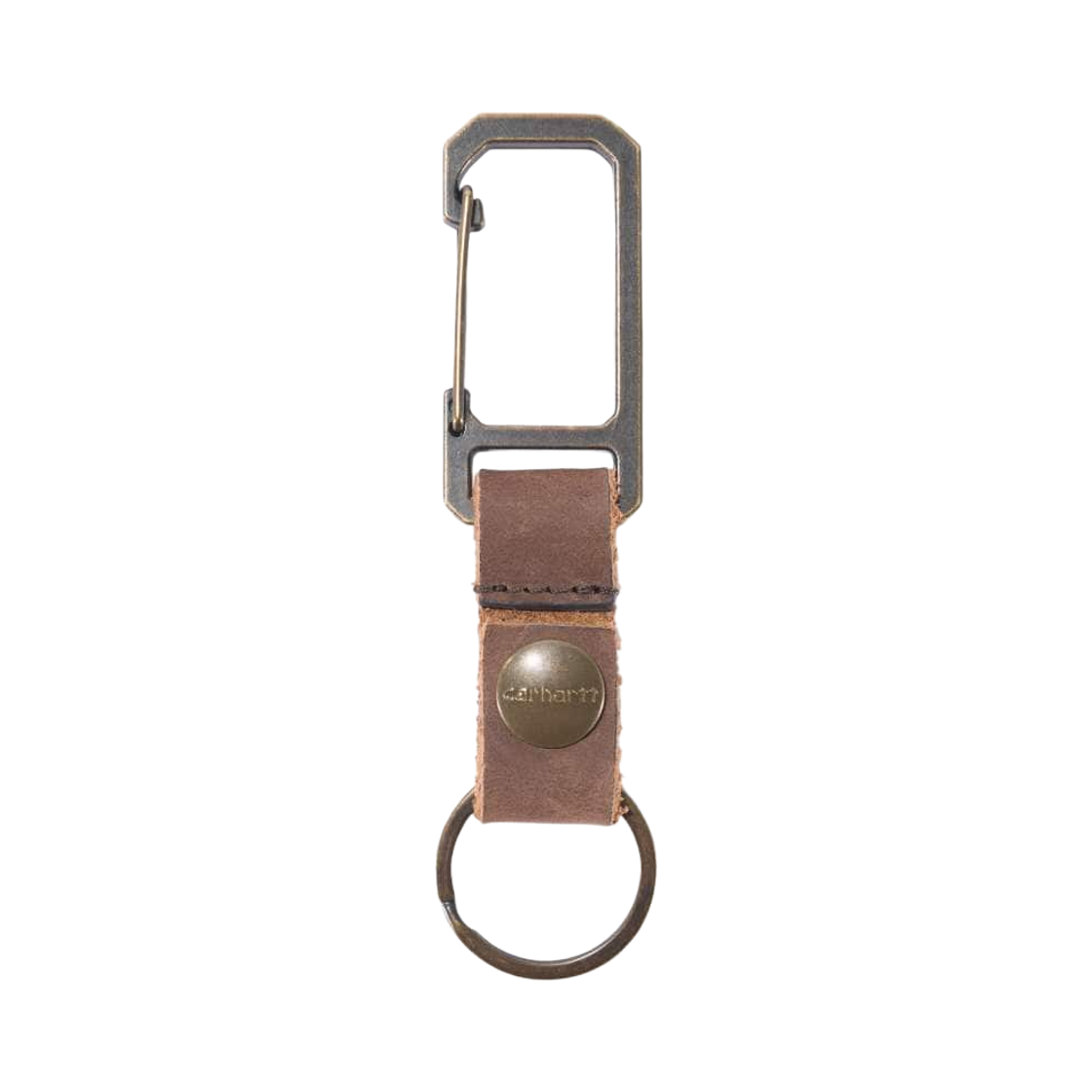 B0000244-201 Carhartt Saddle Leather Keyring Brown