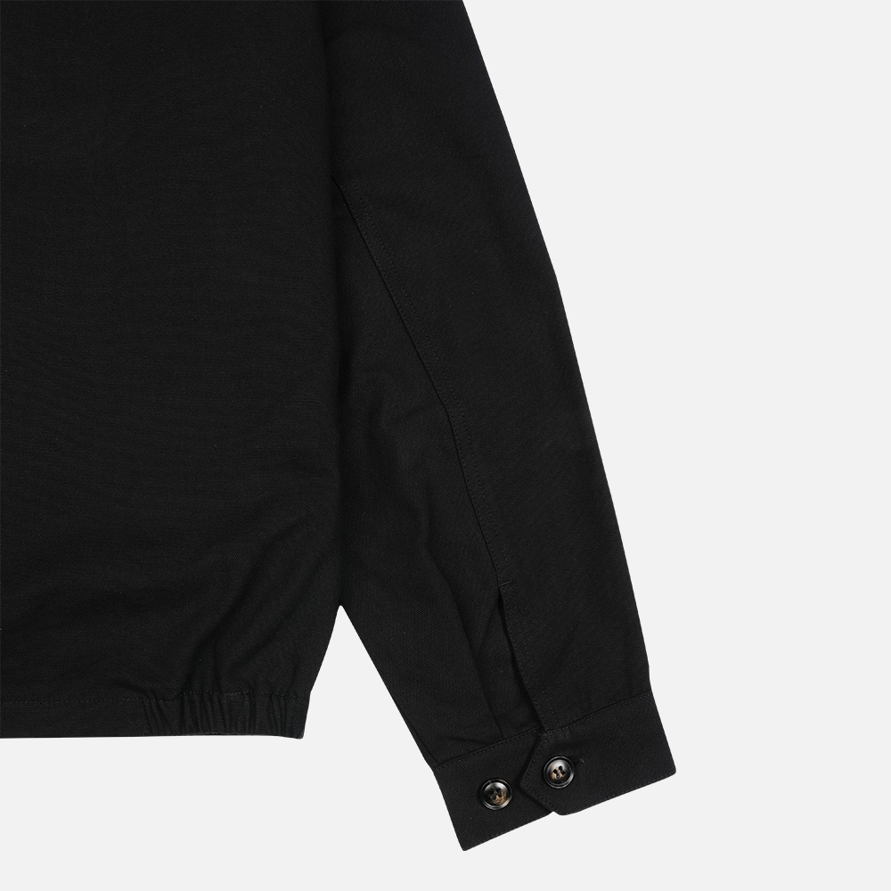 맨하탄 레코즈 캔버스 블루종 자켓 - 블(Manhattan Records Canvas Blouson Jacket - Black) - 6