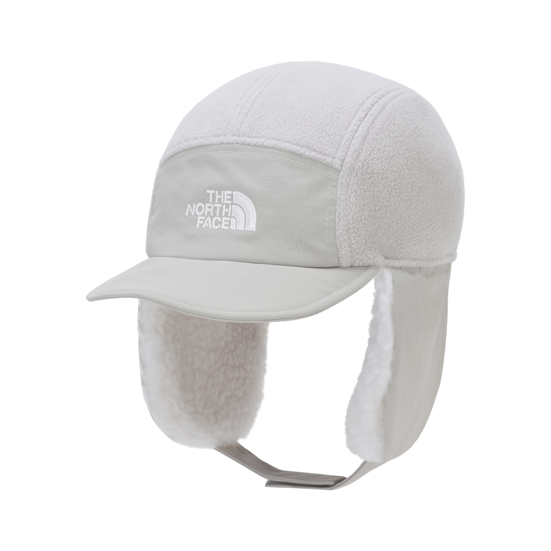 NE3CS57K The North Face White Label WL Fleece Earmuff Cap White Sand - 26FW