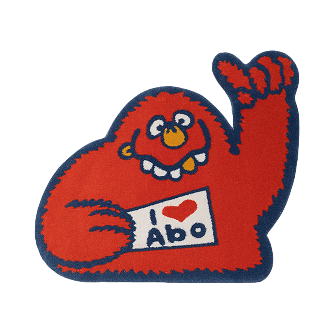 에이비오 터프티드 러그 마스코트 레드(ABO Tufted Rug Mascot Red)