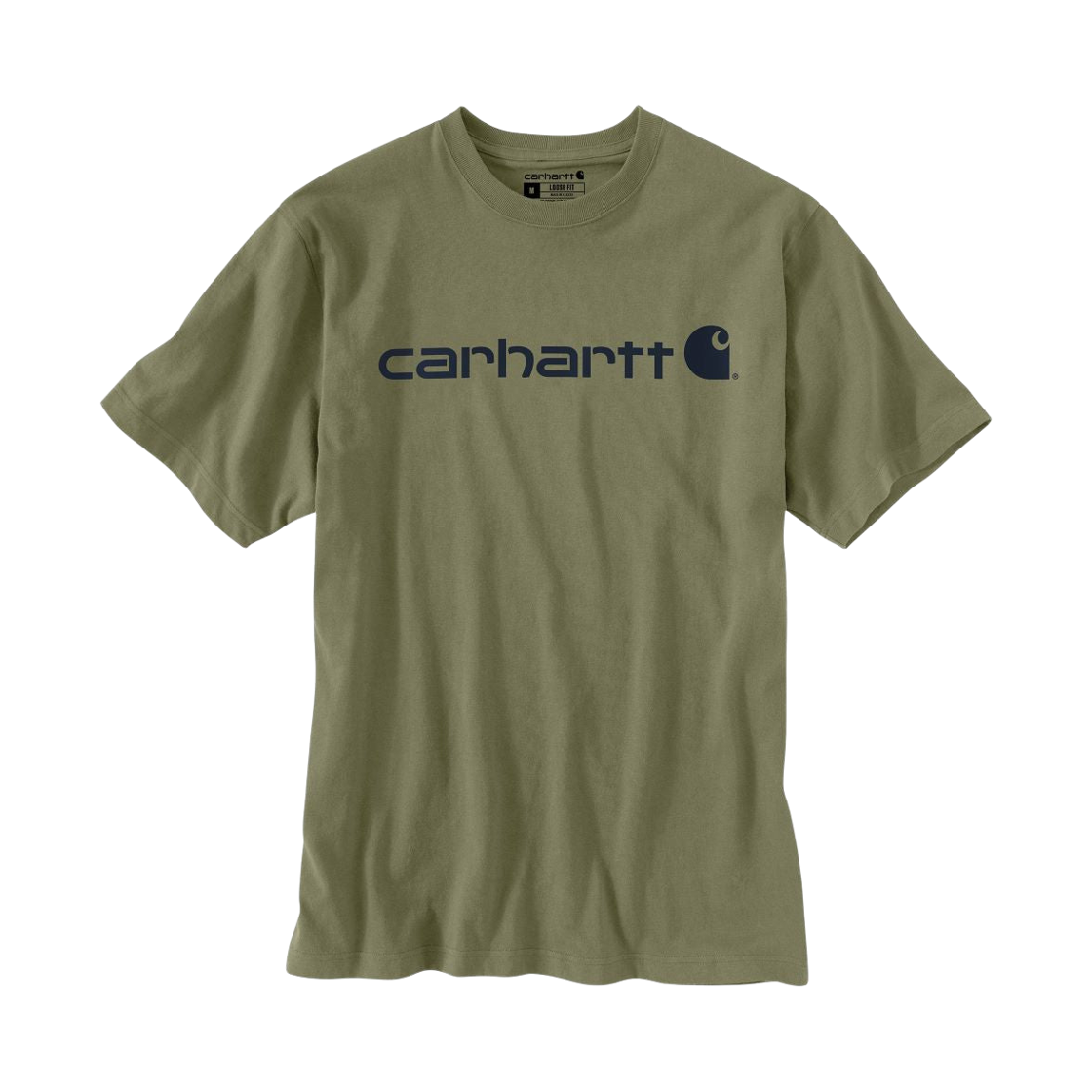 K195-DOV Carhartt Loose Fit Heavyweight Graphic Regular T-Shirt Dusty Olive