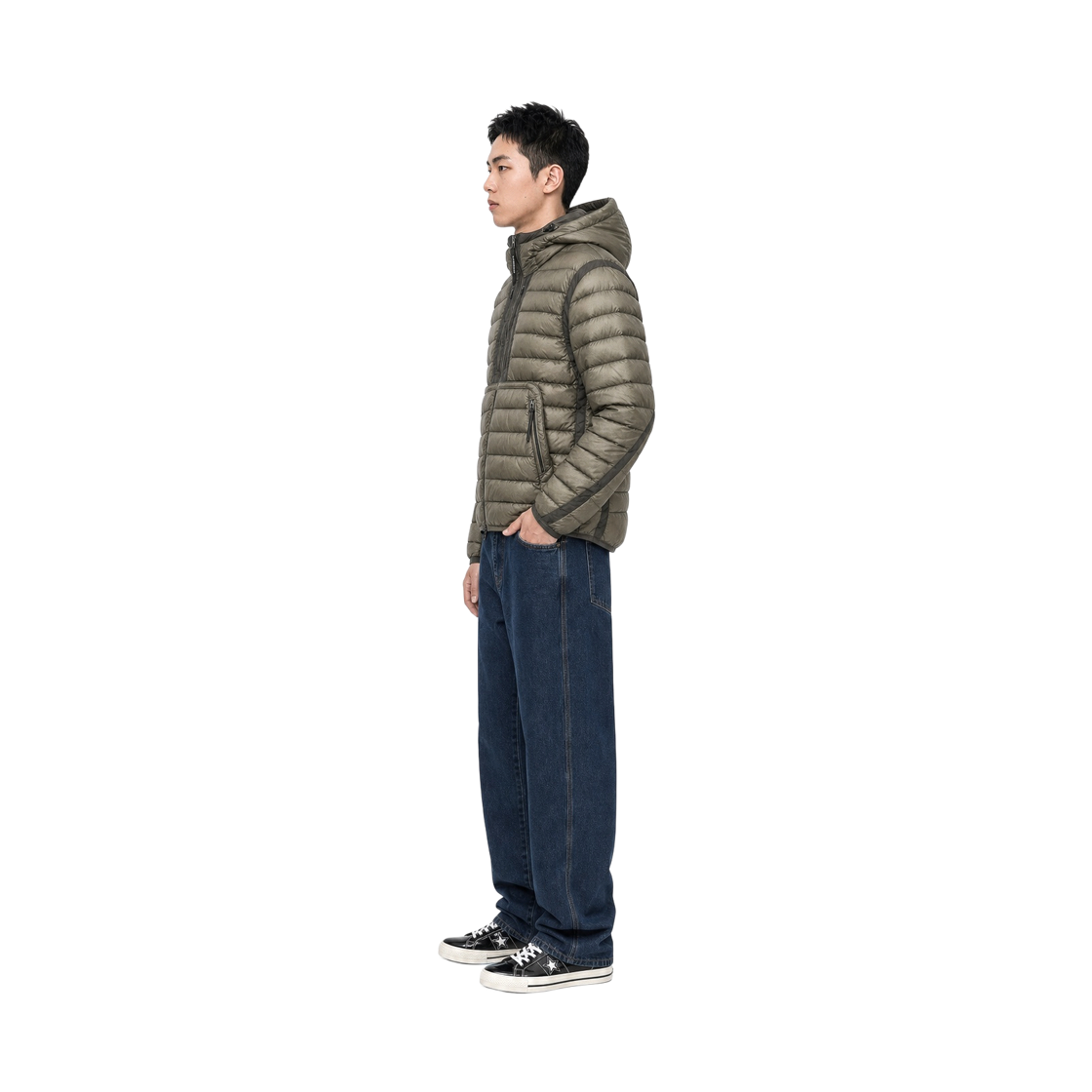 C.P. 컴퍼니 D.D. 쉘 고글 체스트 포켓 자켓 폴른 락 - 26FW(C.P. Company D.D. Shell Goggle Chest Pocket Jacket Fallen Rock - 26FW) - 5