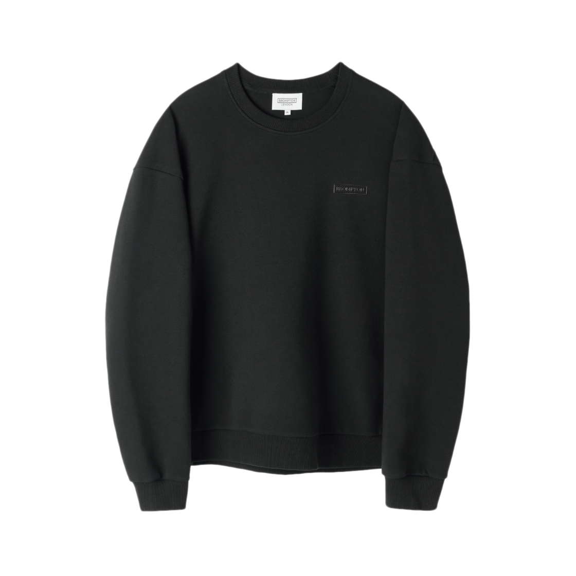 P263USW163099 BROMPTON LONDON Logo Sweatshirt Black