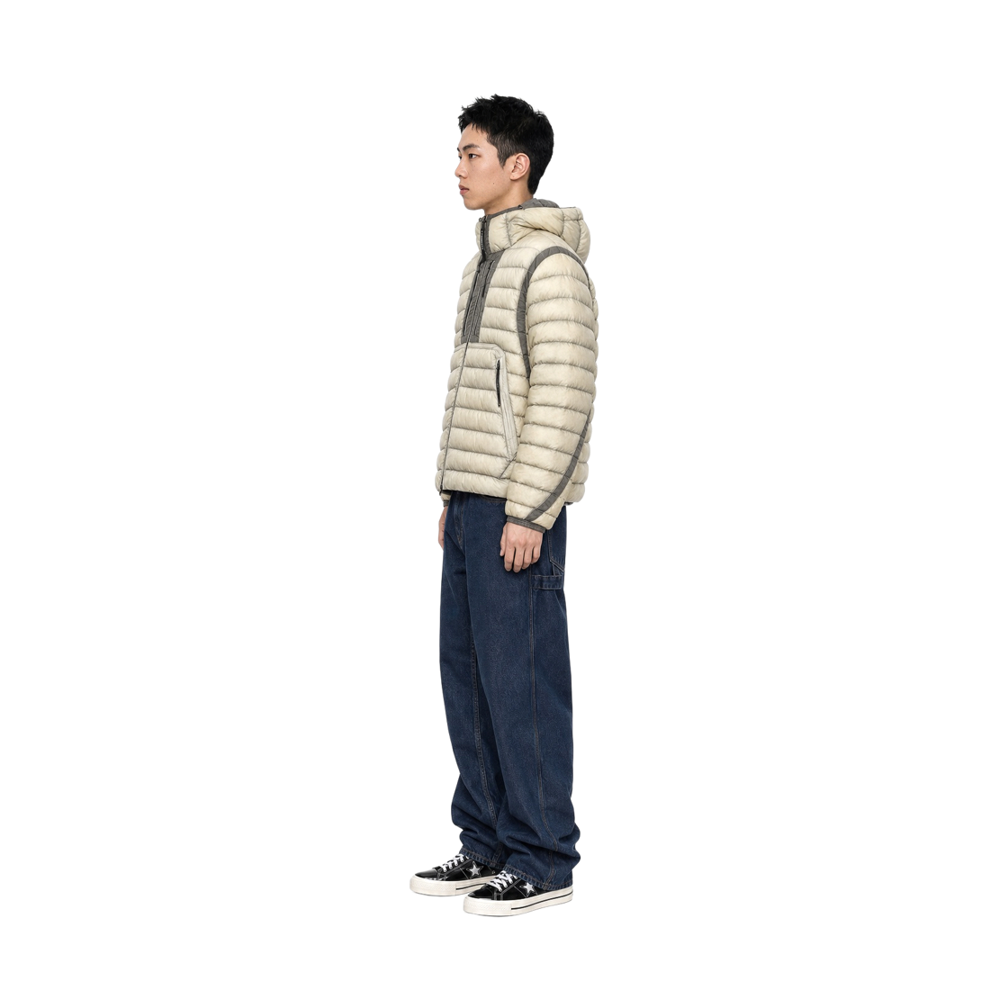 C.P. 컴퍼니 D.D. 쉘 고글 체스트 포켓 자켓 실버 버치 - 26FW(C.P. Company D.D. Shell Goggle Chest Pocket Jacket Silver Birch - 26FW) - 5