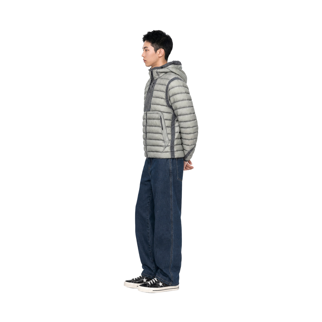 C.P. 컴퍼니 D.D. 쉘 고글 체스트 포켓 자켓 플린트 그레이 - 26FW(C.P. Company D.D. Shell Goggle Chest Pocket Jacket Fallen Rock - 26FW) - 5