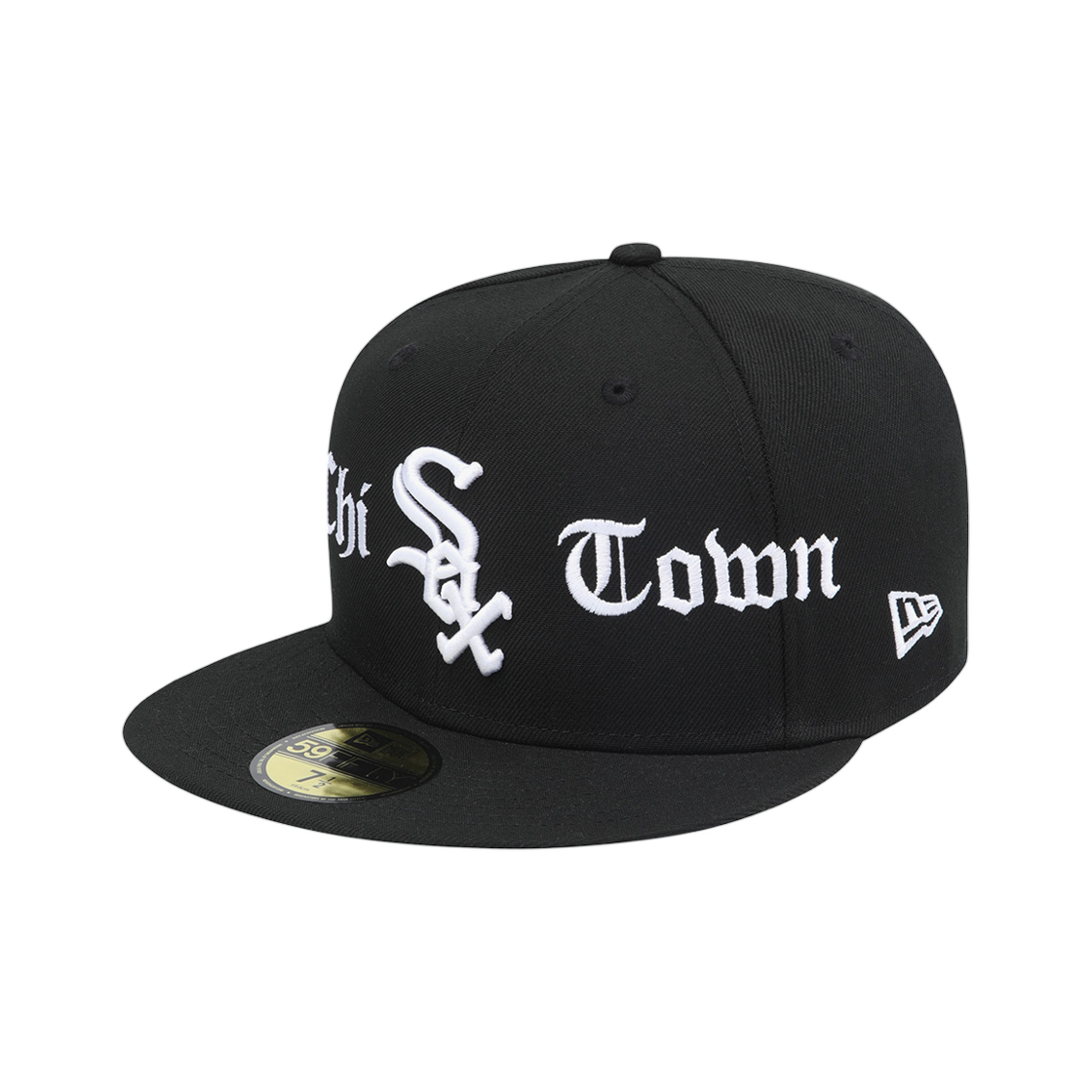 15449442 New Era MLB Chicago White Sox City Nickname Fitted Cap Black
