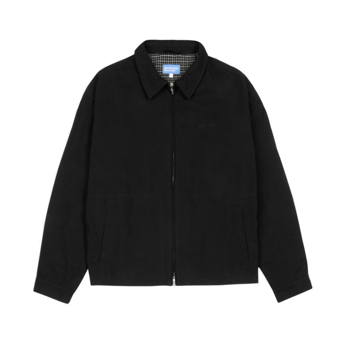 MR26JK005BK Manhattan Records Canvas Blouson Jacket - Black