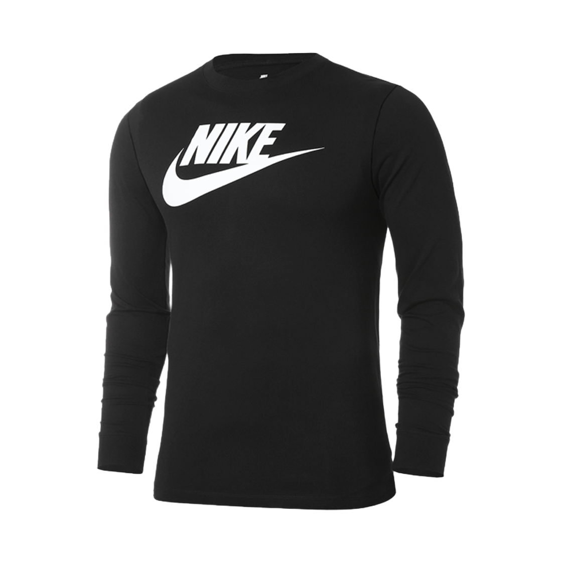 CI6291-010 Nike NSW Icon Futura Long Sleeve T-Shirt Black - US/EU