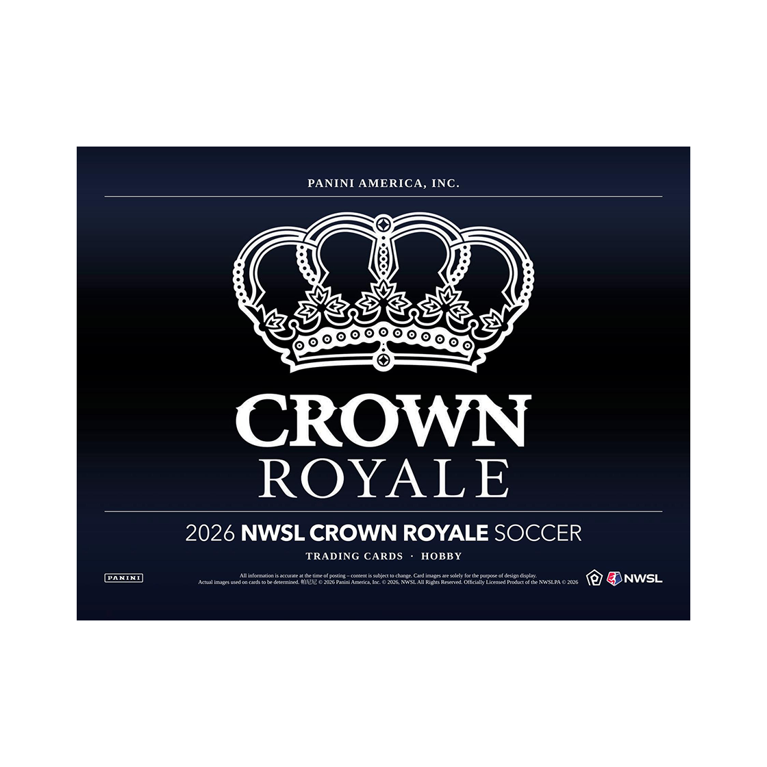 파니니 크라운 로얄 2026 NWSL 사커 하비 박스 (8장)(Panini Crown Royale 2026 NWSL Soccer Hobby Box (Card of 8)) - 1