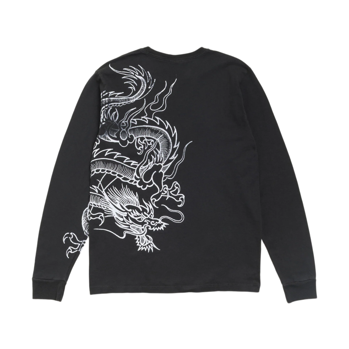 1995213 Stussy Dragon LS T-Shirt Faded Black
