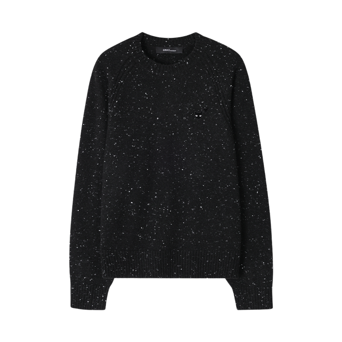 SI6KT800BK SONGZIO ZZERO Panther Nep Round Neck Knit Black