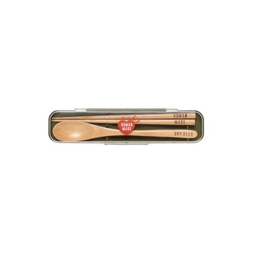 HM32GD143 Human Made Cutlery Set Olive Drab