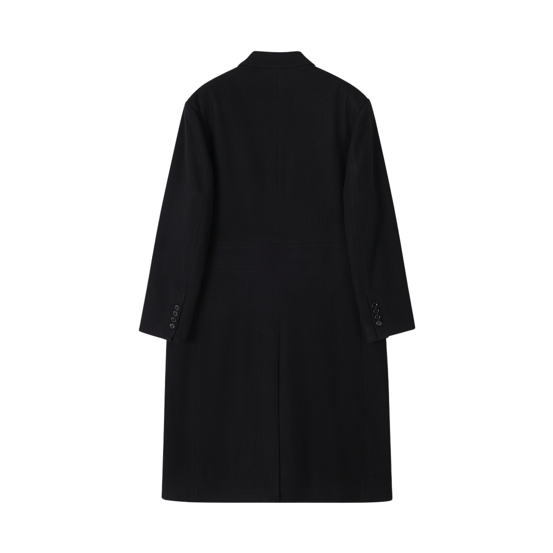 송지오 옴므 슬릿 싱글 브레스트 코트 블랙(SONGZIO HOMME Slit Single Breasted Coat Black) - 2