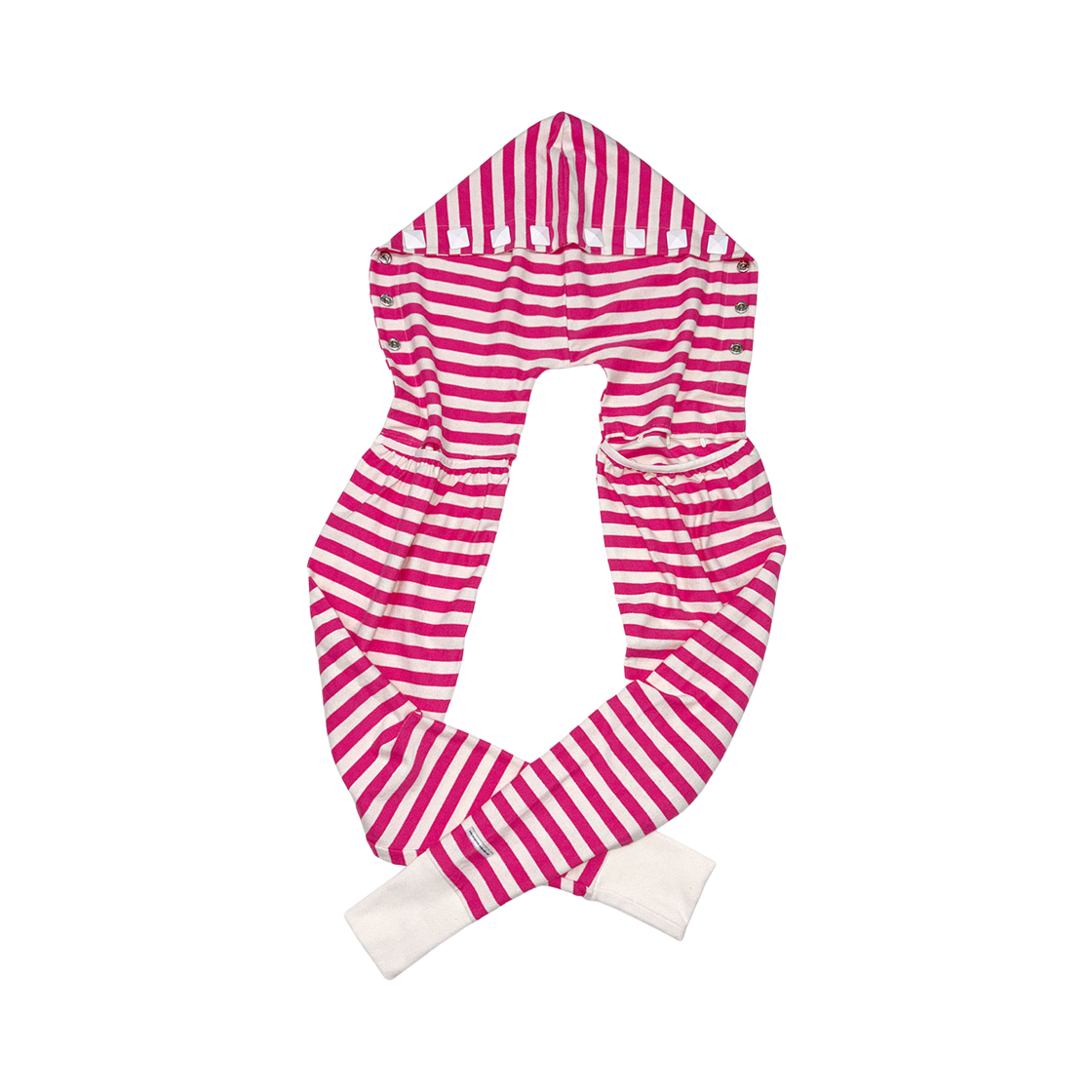 SC26A725NMPK Sculptor Hooded Stripe Scarf Bolero Acid Pink