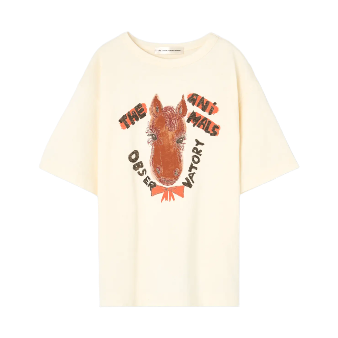 F26101-221-EP (Kids) TAO Horse Collie T-Shirt Off White