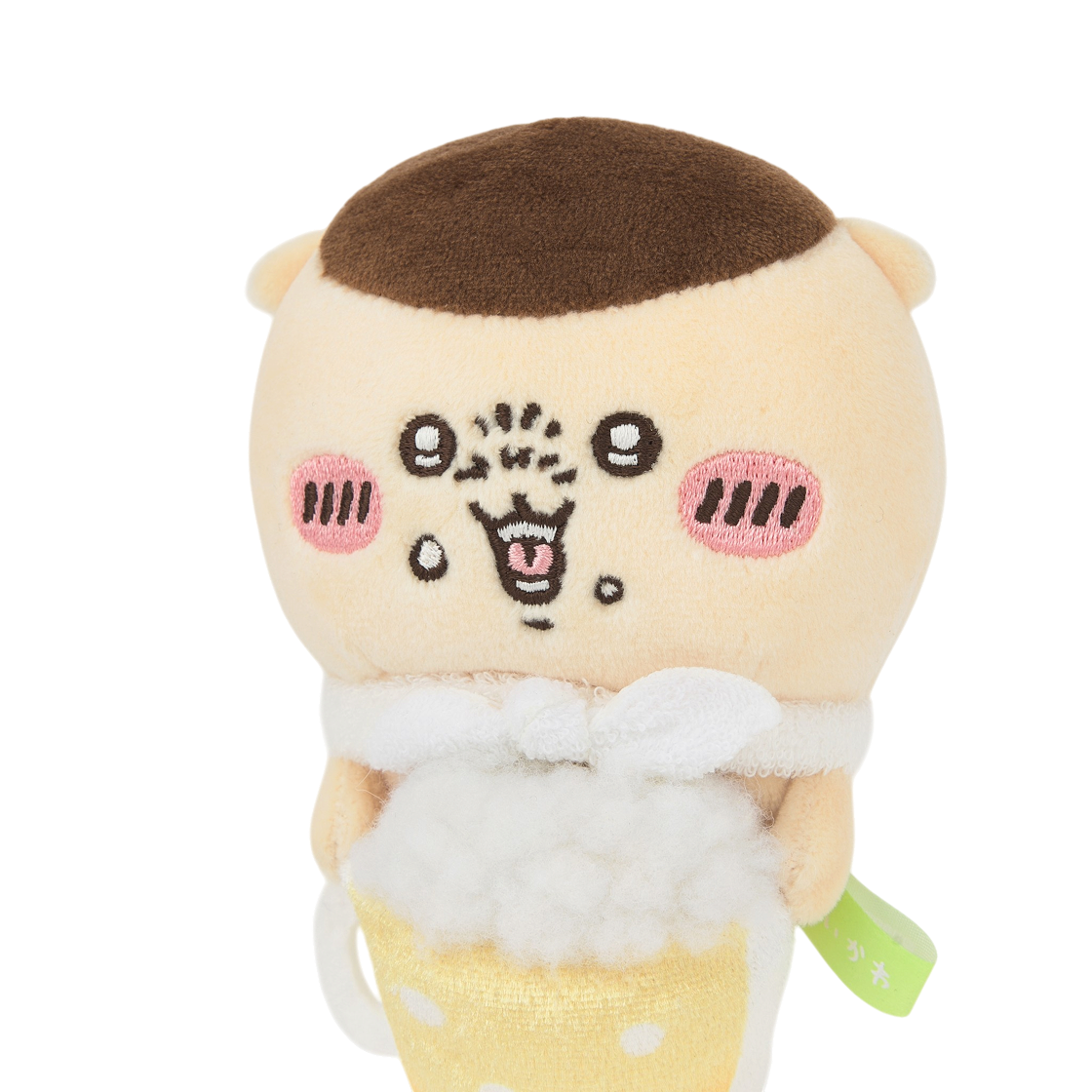 치이카와 데스크톱에서 지켜보는 인형 맥주 마시는 쿠리만쥬(Chiikawa Watching From The Desktop Plush Kurimanju Drinking Beer) - 3