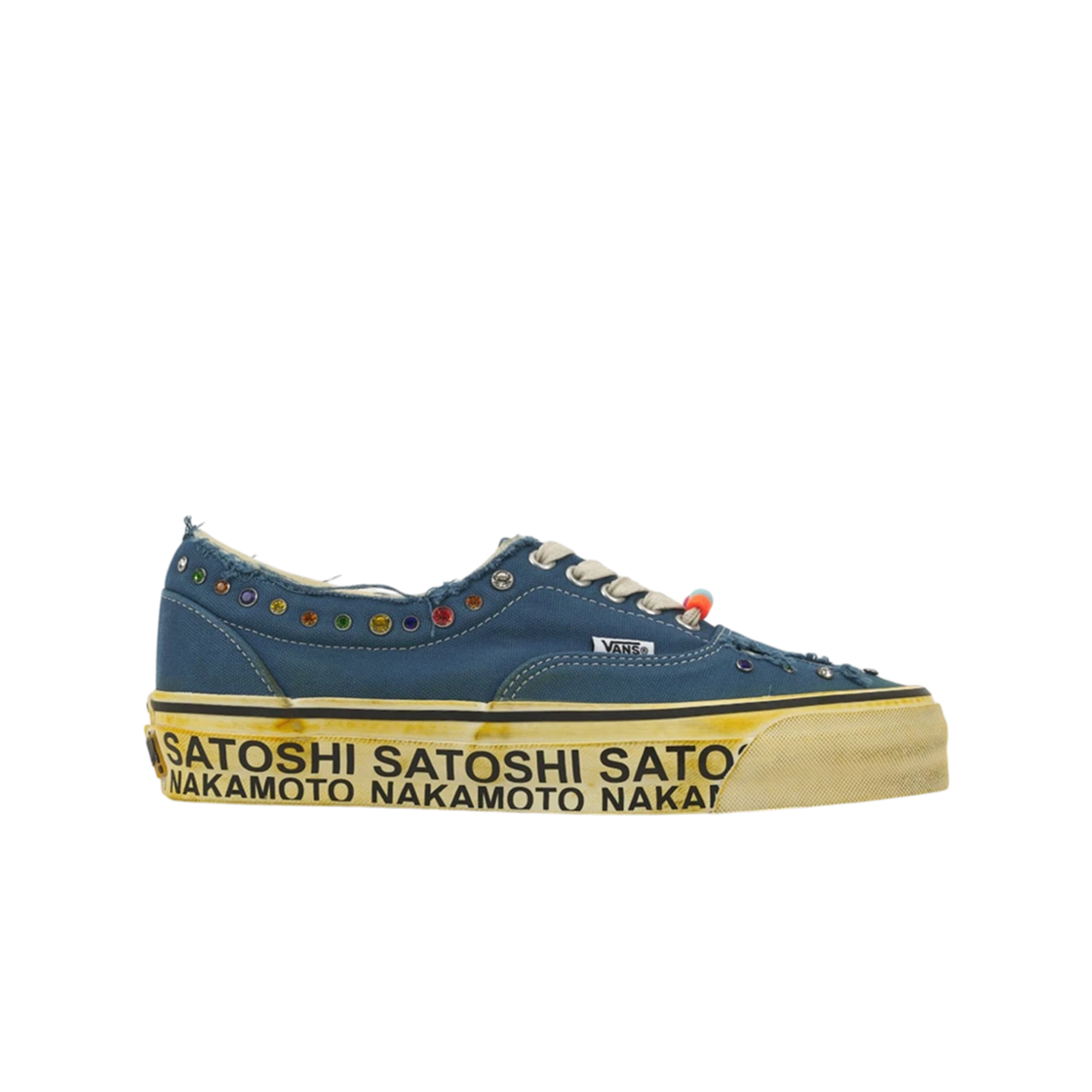 반스 x 사토시 나카모토 OTW 에라 95 젬스 네이비(Vans x Satoshi Nakamoto OTW Era 95 Gems Navy)