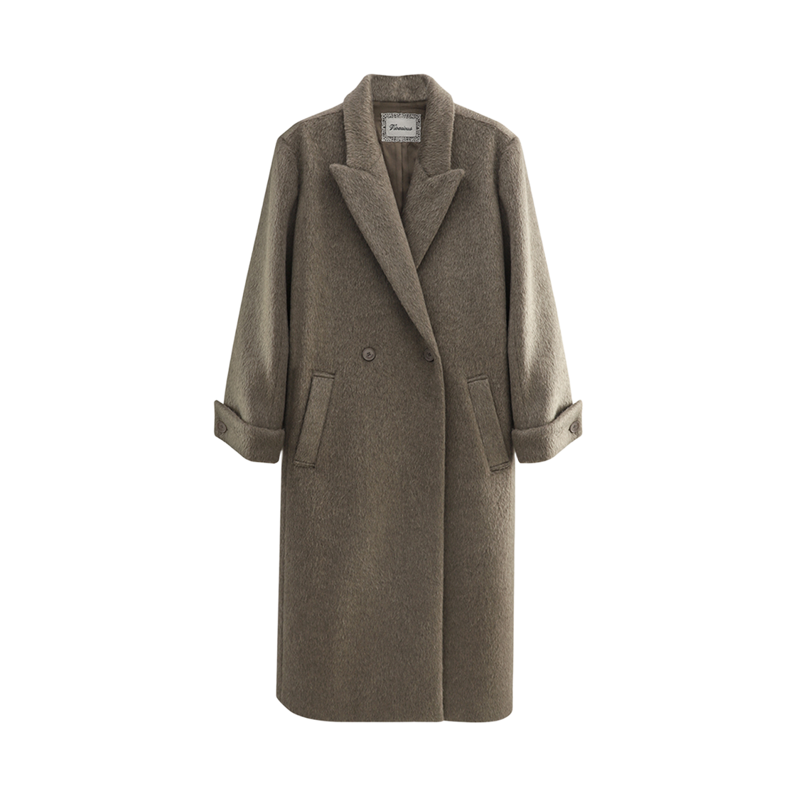 VV53CT01BR VIVACIOUS Eternel Classic Tailored Coat BROWN