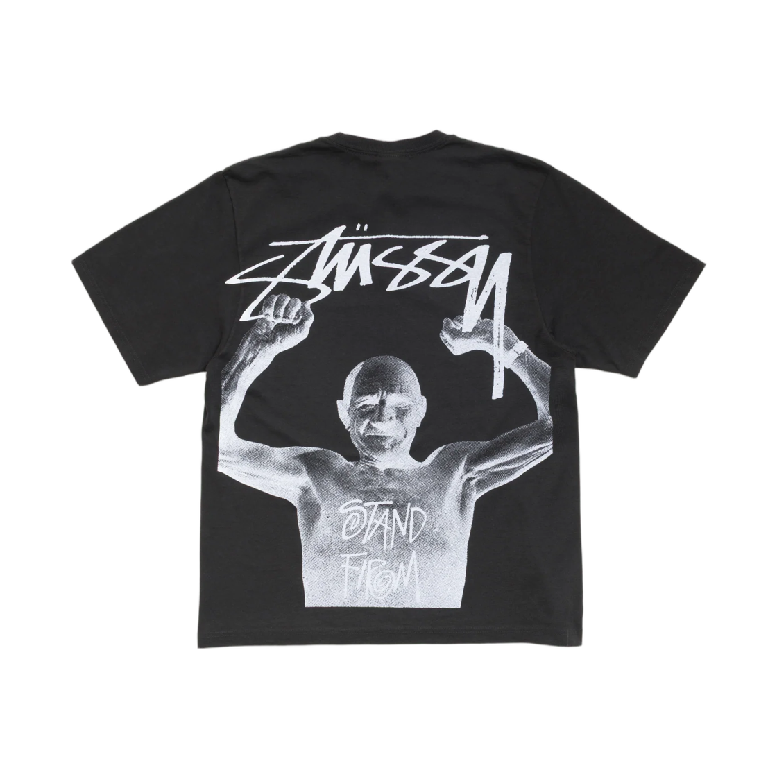 스투시 스탠드 펌 티셔츠 페이디드 블랙(Stussy Stand Firm T-Shirt Faded Black) - 1