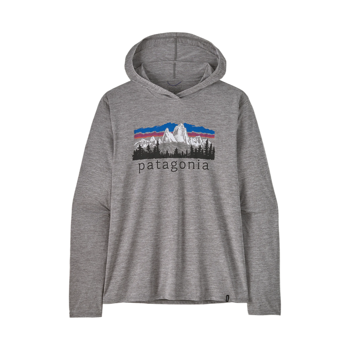 45500 Patagonia Capilene Cool Daily Hoody Fitz Roy Foothills Feather Grey