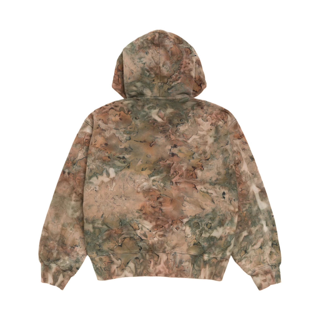 스투시 카모 블록 스포츠 집 후드 브라운 카모(Stussy Camo Block Sport Zip Hoodie Brown Camo) - 2
