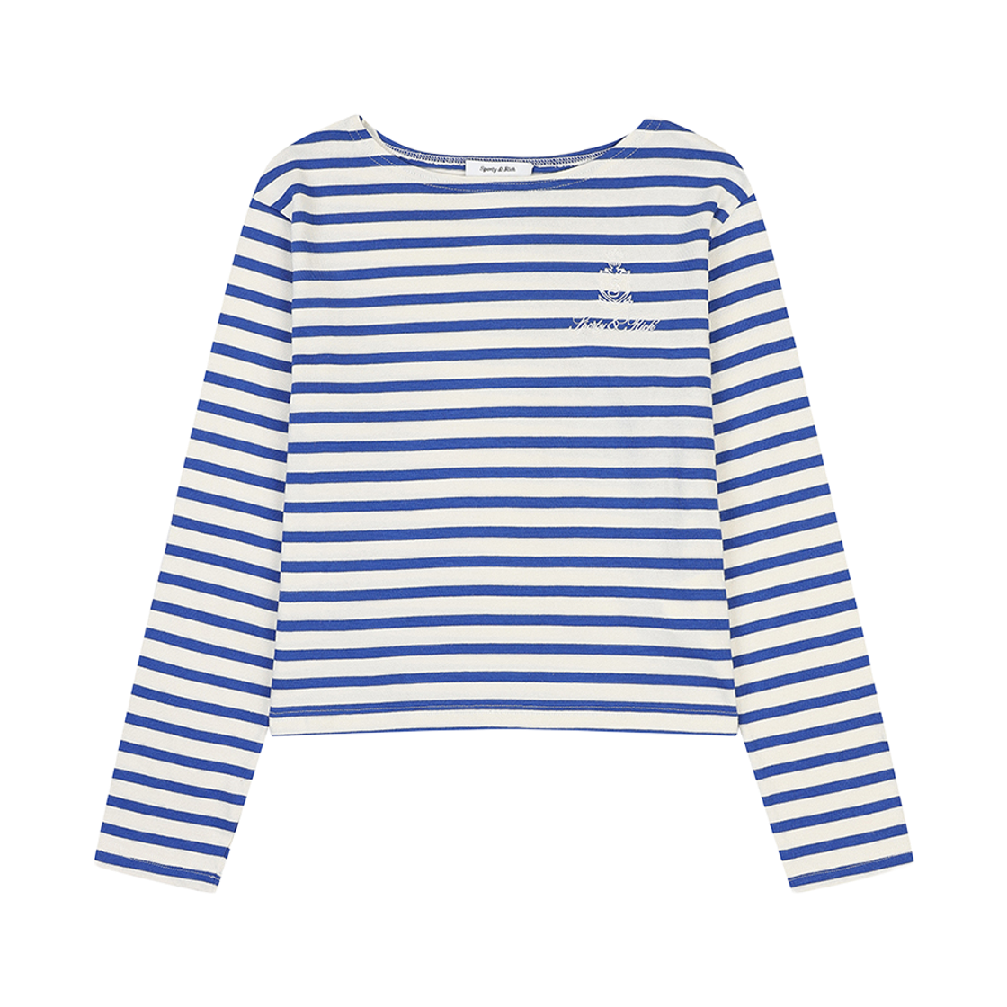 SRD4LS0201BL PEER Sporty & Rich Vendome Breton Longsleeve Blue