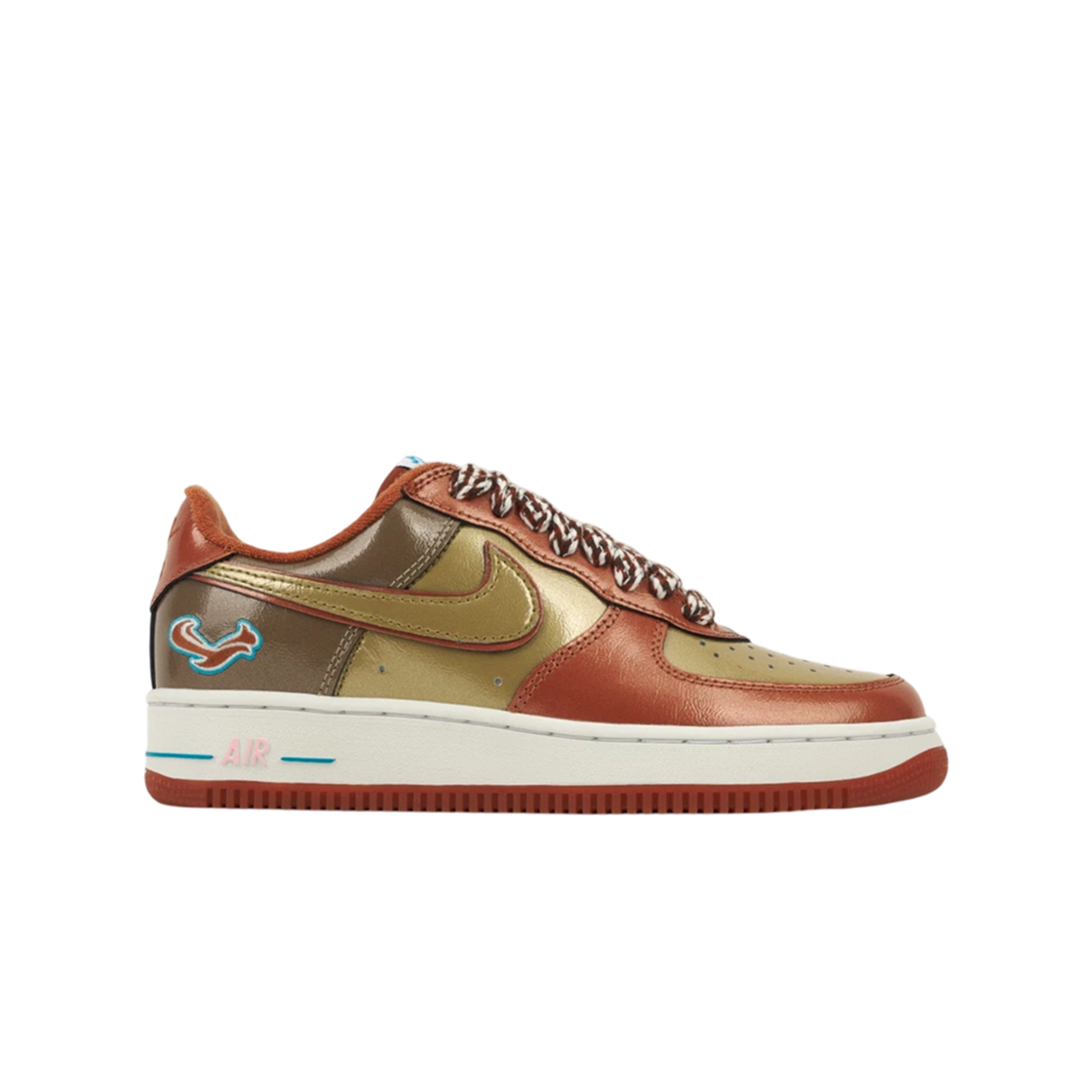 나이키 x 니고 x 제이홉 에어포스 1 로우 '01 번트 선라이즈 앤 메탈릭 골드(Nike x Nigo x J-Hope Air Force 1 Low '01 Burnt Sunrise and Metallic Gold)