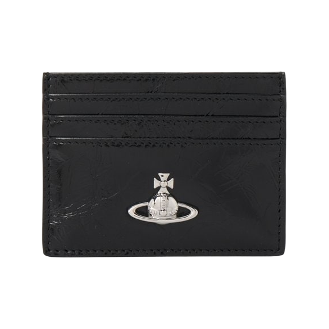54030004W-L00EO-N401 Vivienne Westwood Flat Card Holder Black
