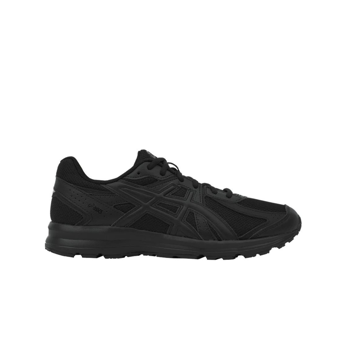 아식스 조그 100 S 블랙 - 2E 와이드(Asics Jog 100 S Black - 2E Wide) - 1