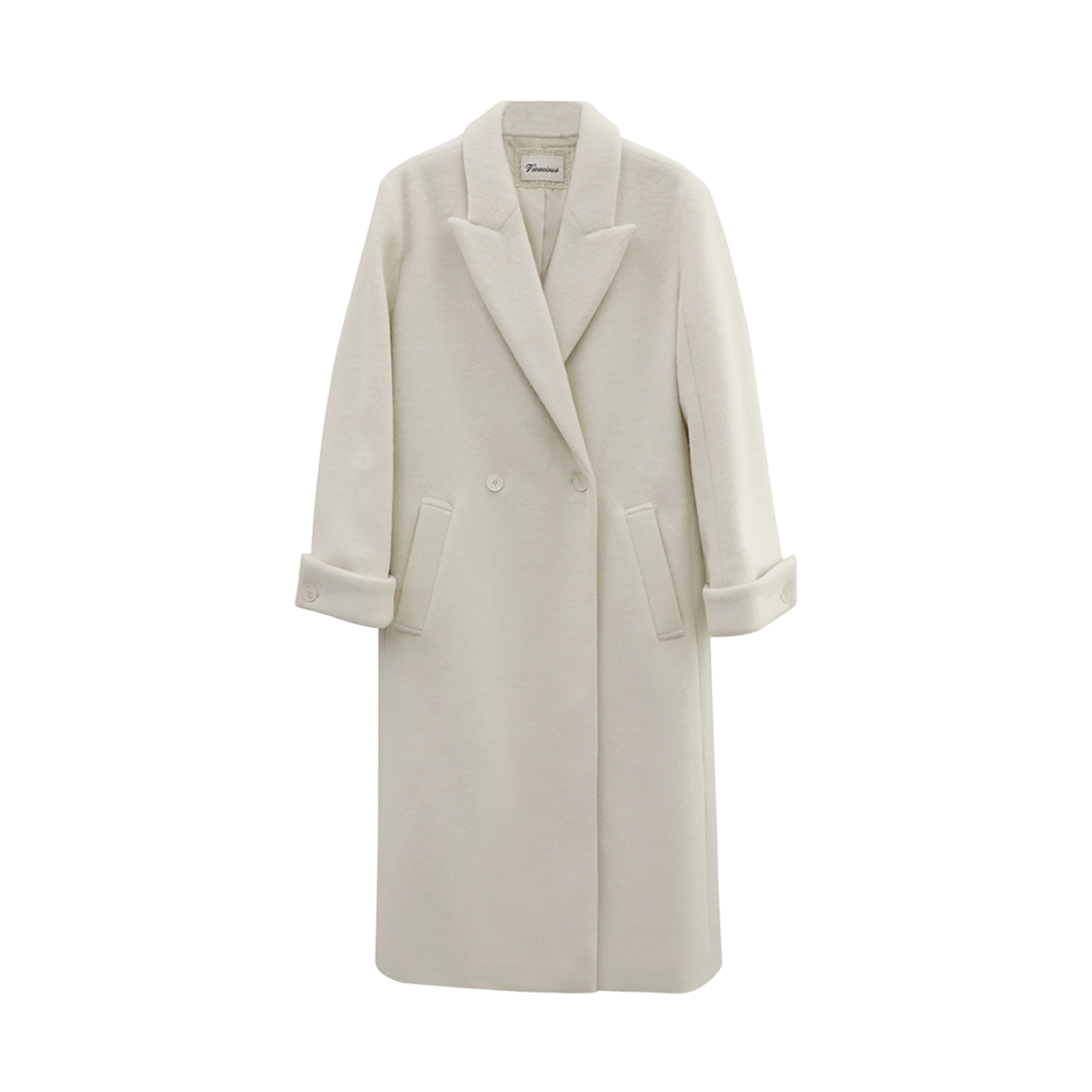 VV53CT01IV VIVACIOUS Eternel Classic Tailored Coat IVORY