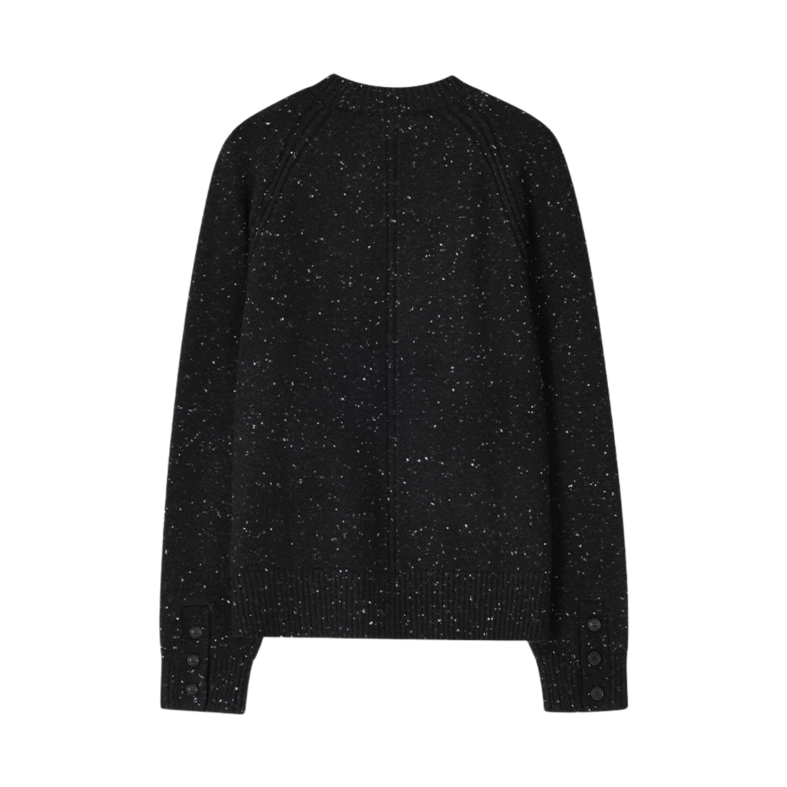 송지오 지제로 팬서 네프 라운드넥 니트 블랙(SONGZIO ZZERO Panther Nep Round Neck Knit Black) - 2
