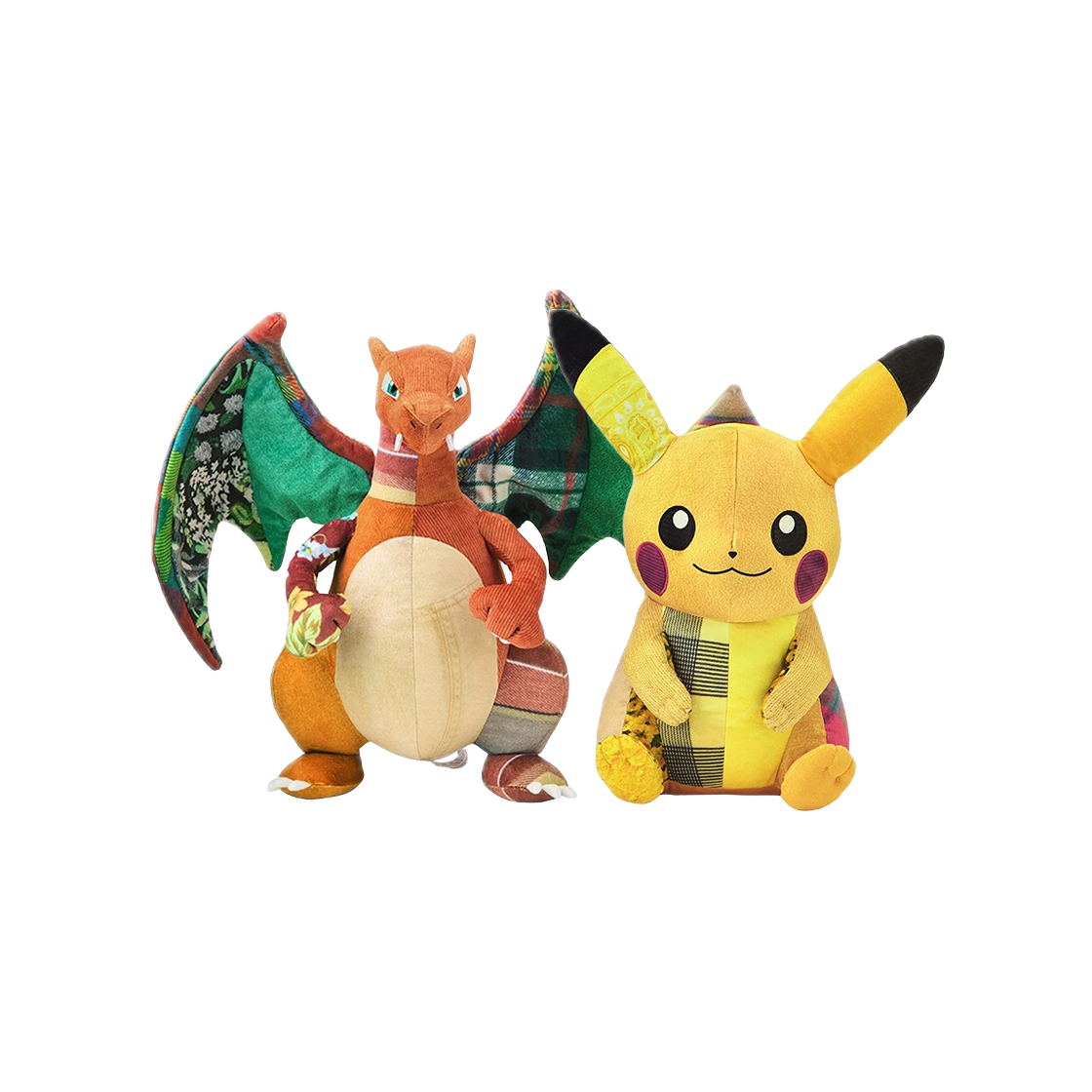 포켓몬 x 션 우더스푼 봉제인형 리자몽 & 피카츄 세트(Pokemon x Sean Wotherspoon Plush Doll Charizard & Pikachu Set) - 1