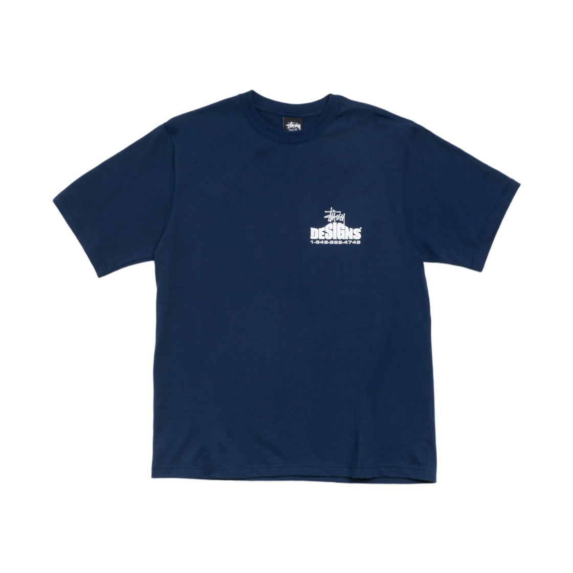 스투시 디자인스 티셔츠 네이비(Stussy Designs T-Shirt Navy) - 2