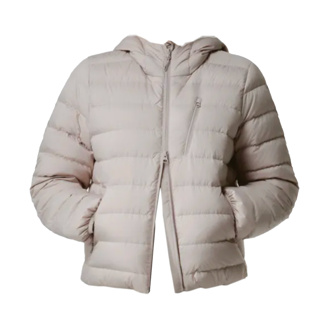 MWEDJ9B57-LW (W) Musinsa Standard City Leisure Hooded Light Down Jacket Light Warm Grey