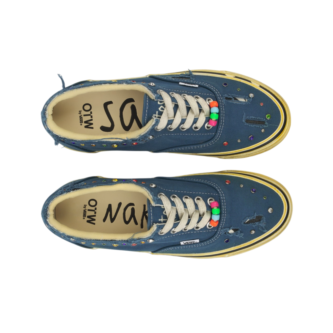 반스 x 사토시 나카모토 OTW 에라 95 젬스 네이비(Vans x Satoshi Nakamoto OTW Era 95 Gems Navy) - 5