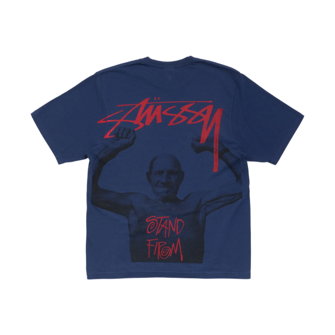 스투시 스탠드 펌 티셔츠 미드나잇(Stussy Stand Firm T-Shirt Midnight) - 1