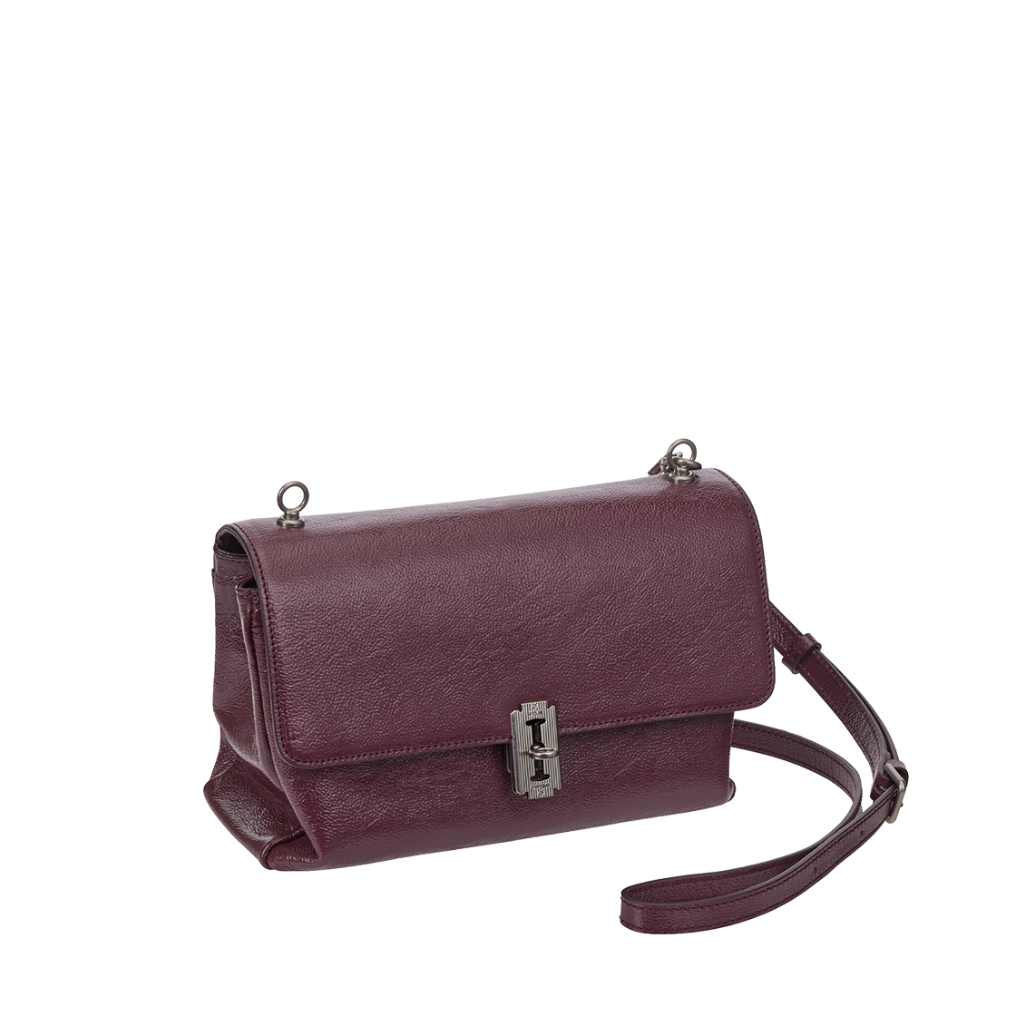 P0000FWS_K vunque Baguette Shoulder S Plum Burgundy