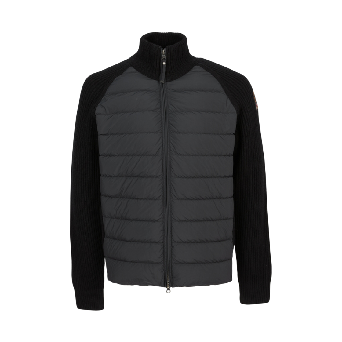 26WPMHYRB020541 Parajumpers Olmo Hybrid Cardigan Black - 26FW