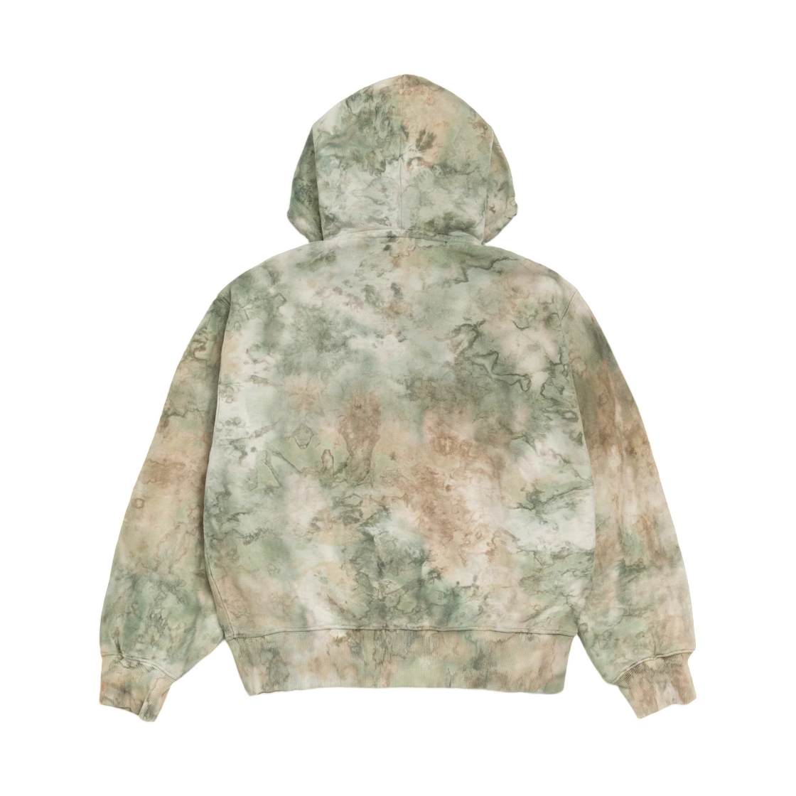 스투시 카모 블록 스포츠 집 후드 세이지 카모(Stussy Camo Block Sport Zip Hoodie Sage Camo) - 2