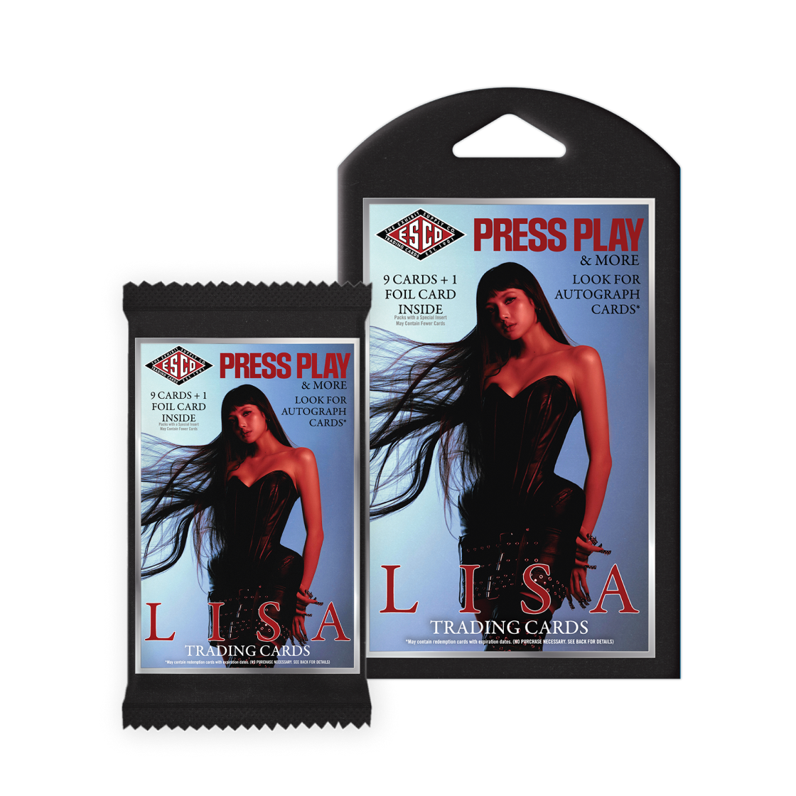 ESCO X 리사 트레이딩 카드 행거 팩(ESCO X LISA Trading Cards Hanger Pack)