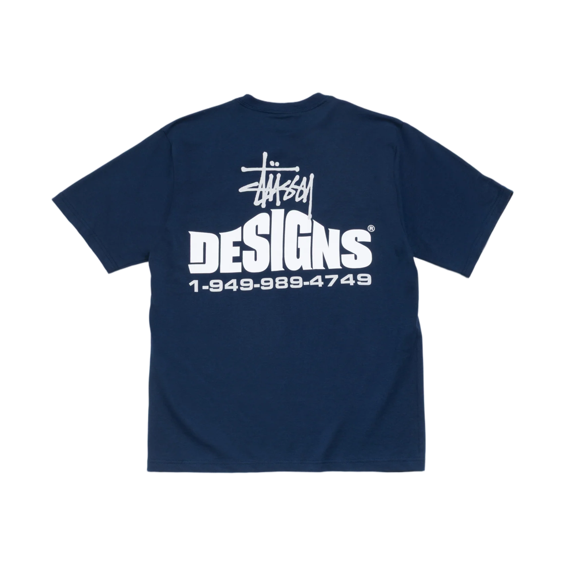 스투시 디자인스 티셔츠 네이비(Stussy Designs T-Shirt Navy) - 1