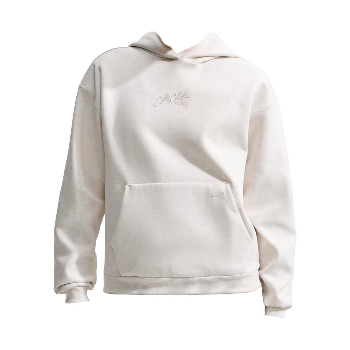 IX3917-110 (W) Nike Caitlin Standard Issue Dri-Fit Pullover Basketball Hoodie Pale Ivory Heather - Asia