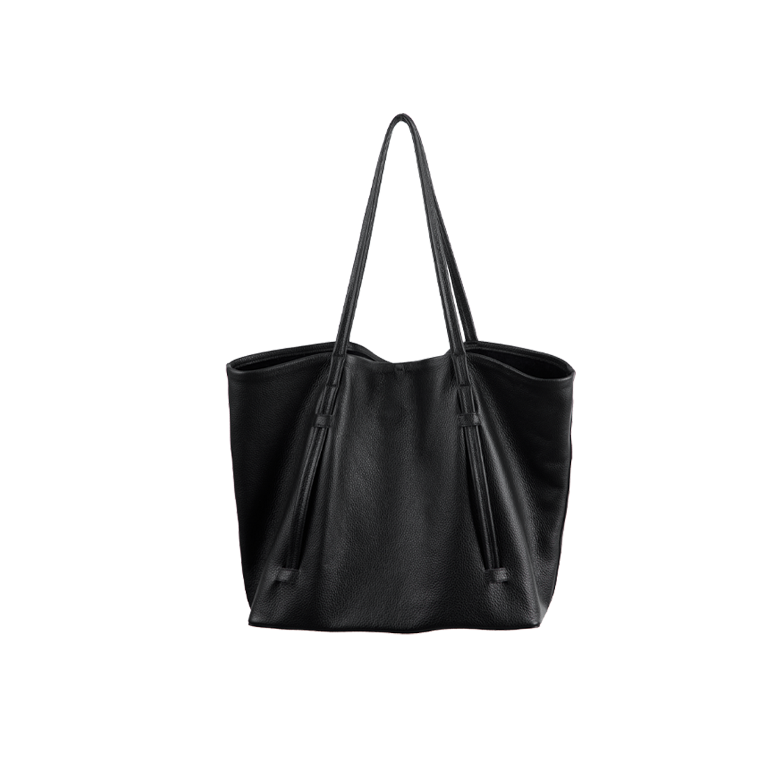 폴리테루 쇼퍼 토트백 레더 블랙(Polyteru Shopper Tote Bag Leather Black) - 1