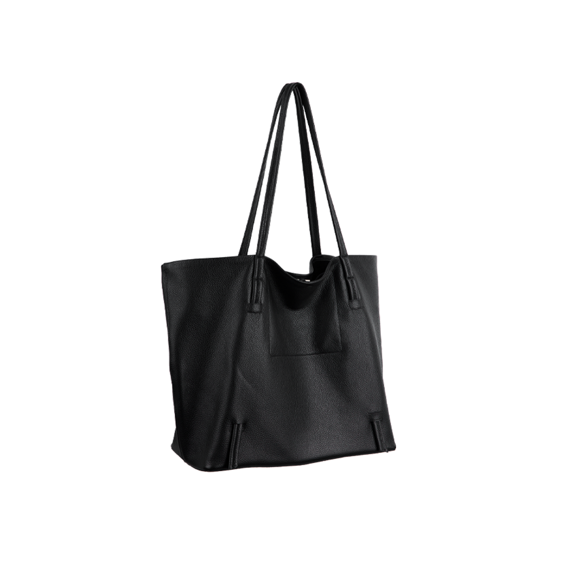 폴리테루 쇼퍼 토트백 레더 블랙(Polyteru Shopper Tote Bag Leather Black) - 3