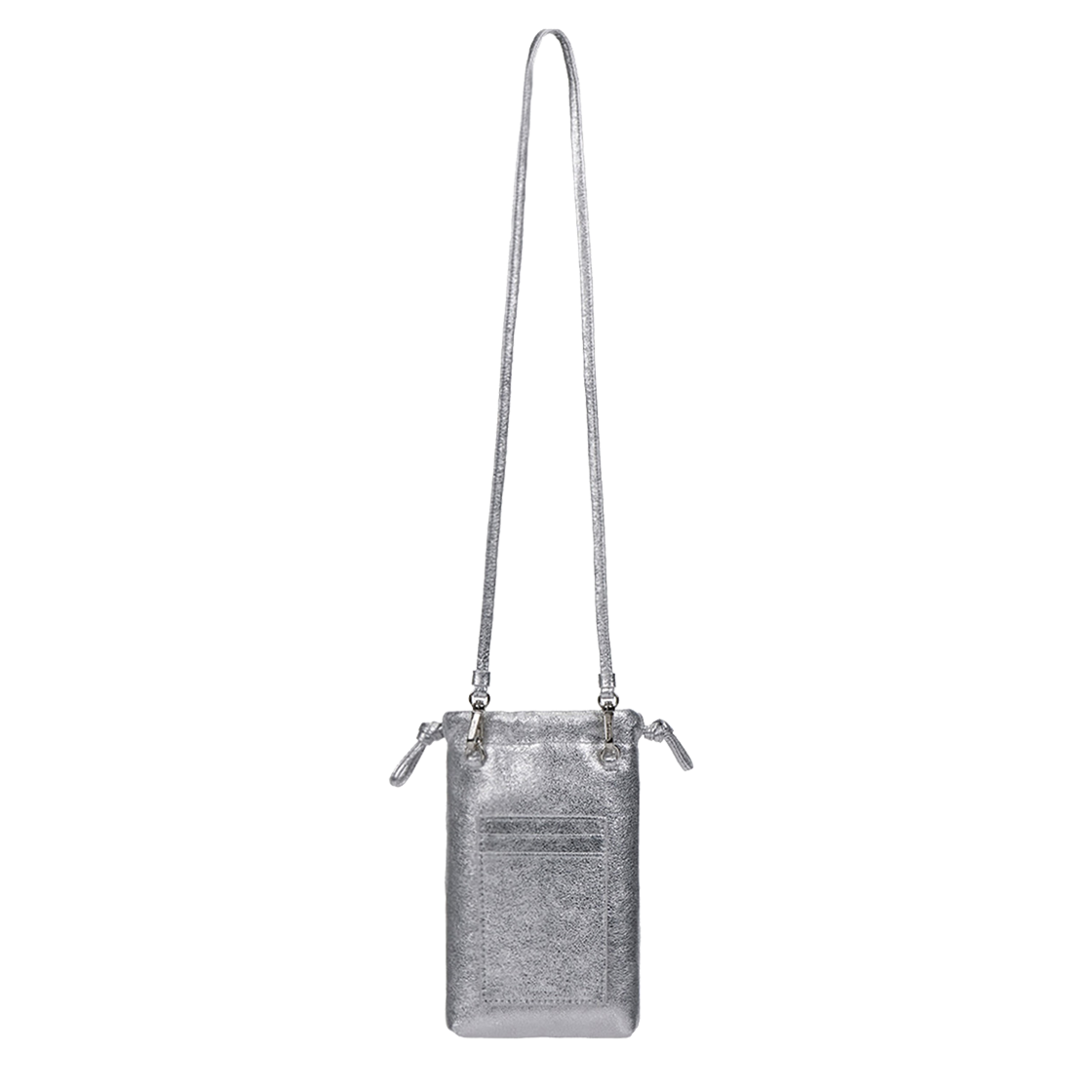 분크 플랫 드로우 멀티 파우치 미듐 실버(vunque Flat Draw Multi Pouch M_2colors) - 5