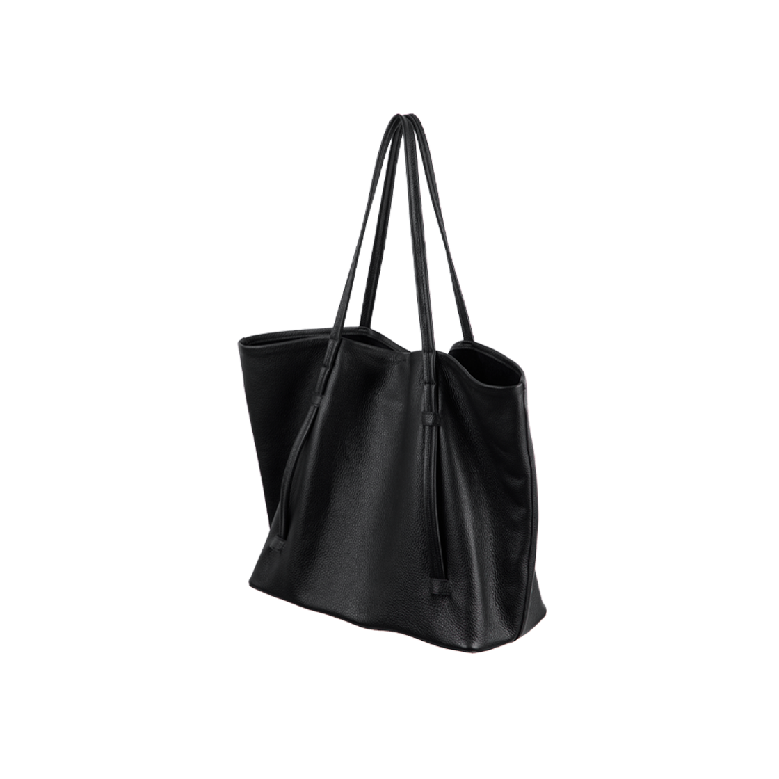 폴리테루 쇼퍼 토트백 레더 블랙(Polyteru Shopper Tote Bag Leather Black) - 2