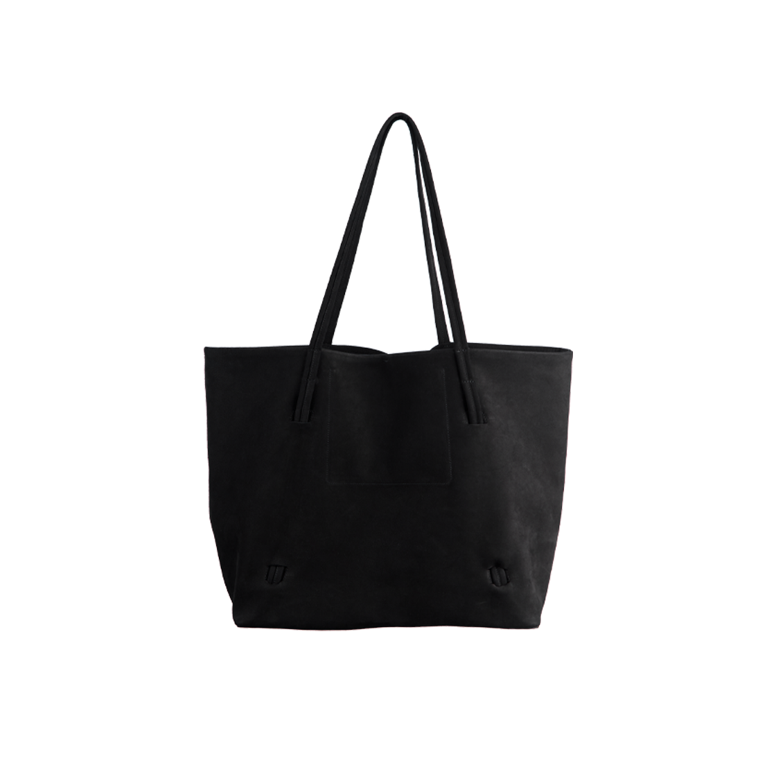 폴리테루 쇼퍼 토트백 스웨이드 블랙(Polyteru Shopper Tote Bag Suede Black) - 4