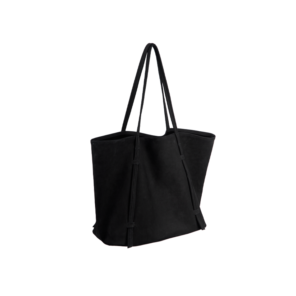 폴리테루 쇼퍼 토트백 스웨이드 블랙(Polyteru Shopper Tote Bag Suede Black) - 2